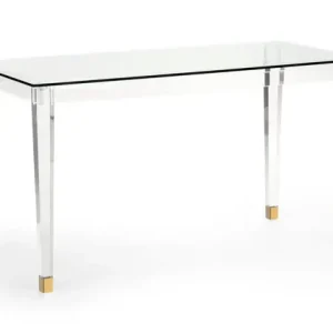 AcrylicDenverDeskBrass Best Seller