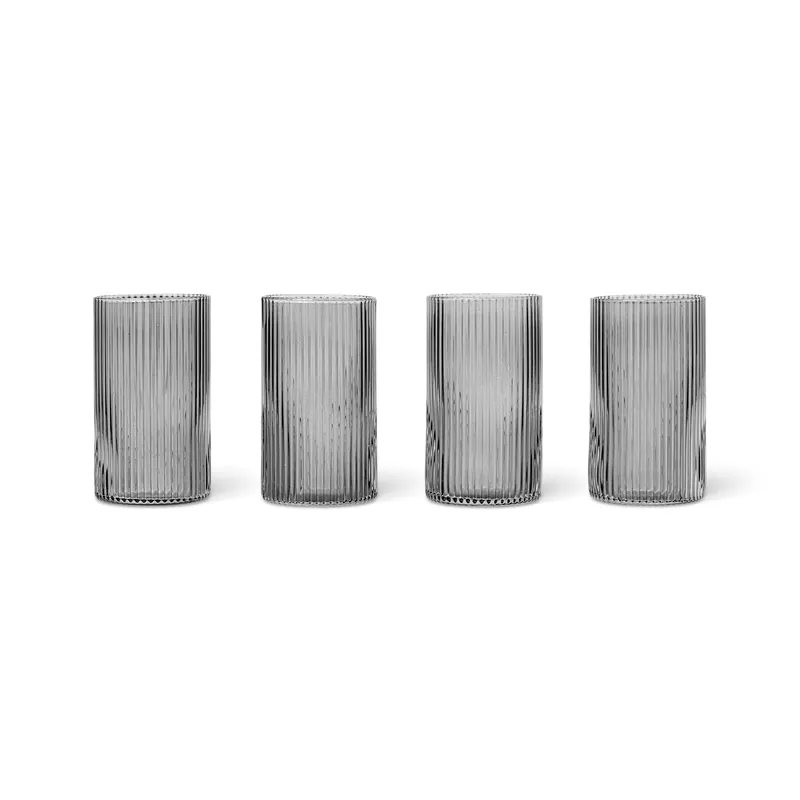 One Day Deal Ferm LivingRipple Water Glasses (Set of 4)