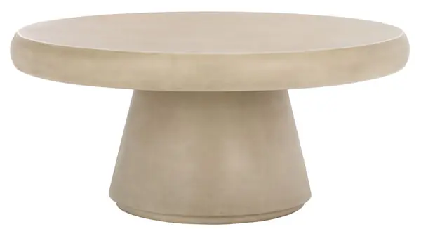 HayleenRoundConcreteCoffeeTable Instant Buy
