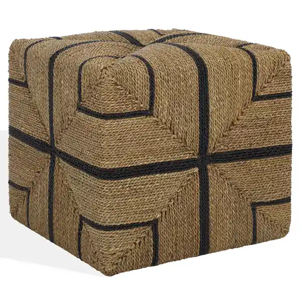 Markdown LiatashaWovenSeagrassOttoman