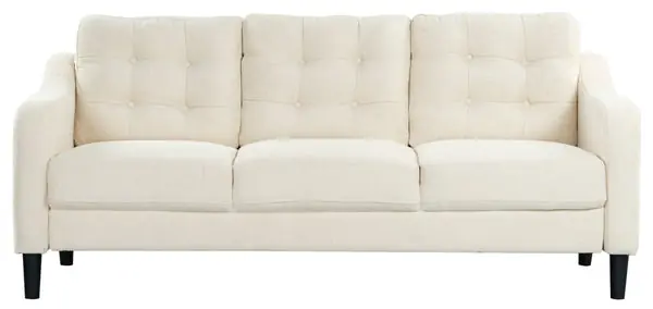 NathanielTuftedBack3SeaterSofa Genuine