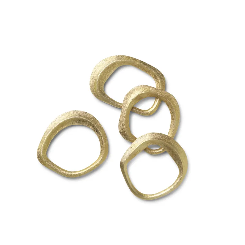 Best Price Ferm LivingFlow Napkin Rings (Set of 4)