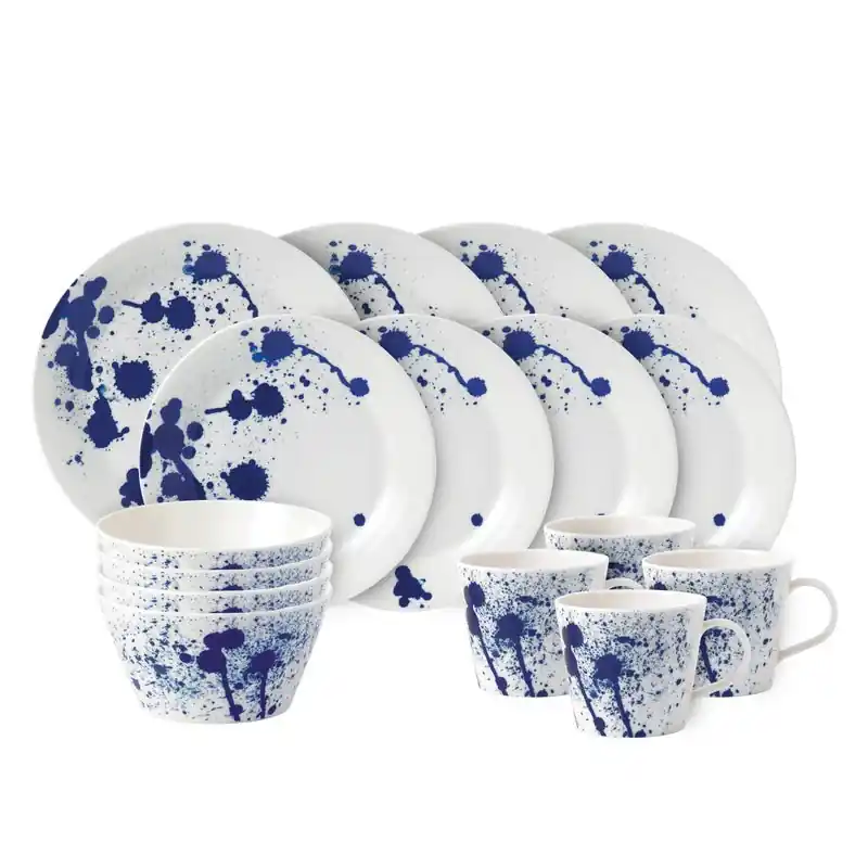 Royal DoultonPacific 16-Piece Dinner Set Luxury