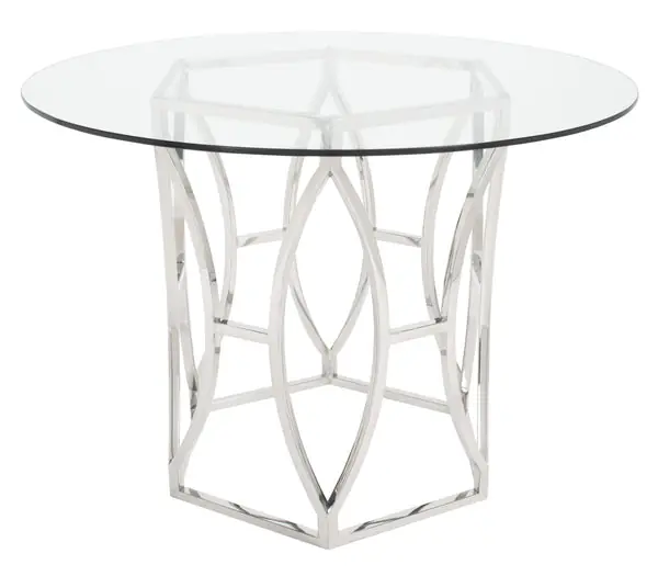 Get Yours Shaw42"GlassTopDiningTable