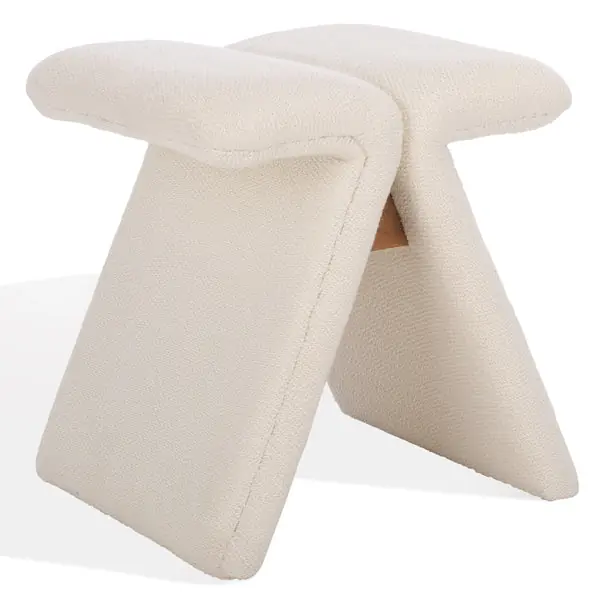 Super Sale TessabellaTeddyFabricOttoman