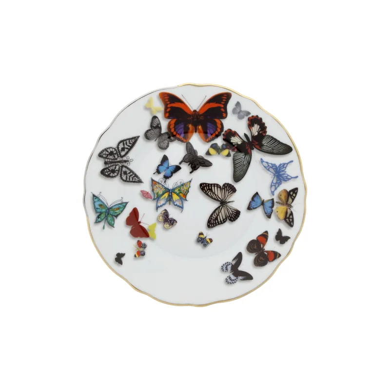 Vista AlegreButterfly Parade Bread & Butter Plate Worldwide Shipping