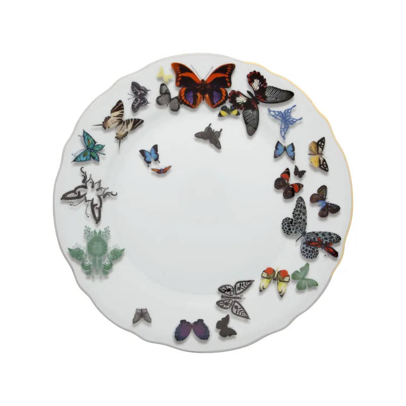 Vista AlegreButterfly Parade Dinner Plate Direct From Factory