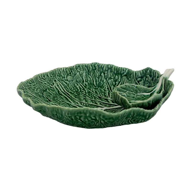 Bordallo PinheiroCabbage Leaf Bowl/Platter with Bowl Free Delivery