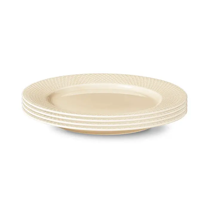 Direct From Factory Lyngby PorcelaenRhombe Earth Dinner Plate (Set of 4)