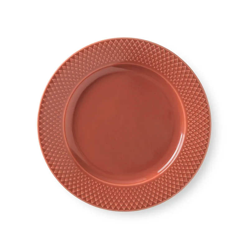 Money Back Guarantee Lyngby PorcelaenRhombe Lunch Plate (Set of 4)