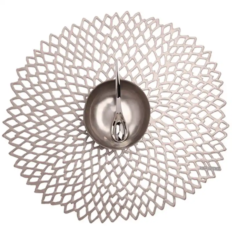 ChilewichDahlia Floral Round Placemat (Set of 4) Instant Buy