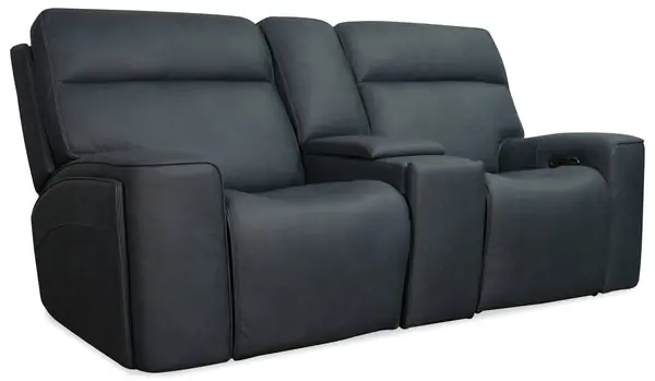 Markdown RivertonPowerGlidingConsoleLoveseatWithPowerHeadrestAndLumbar