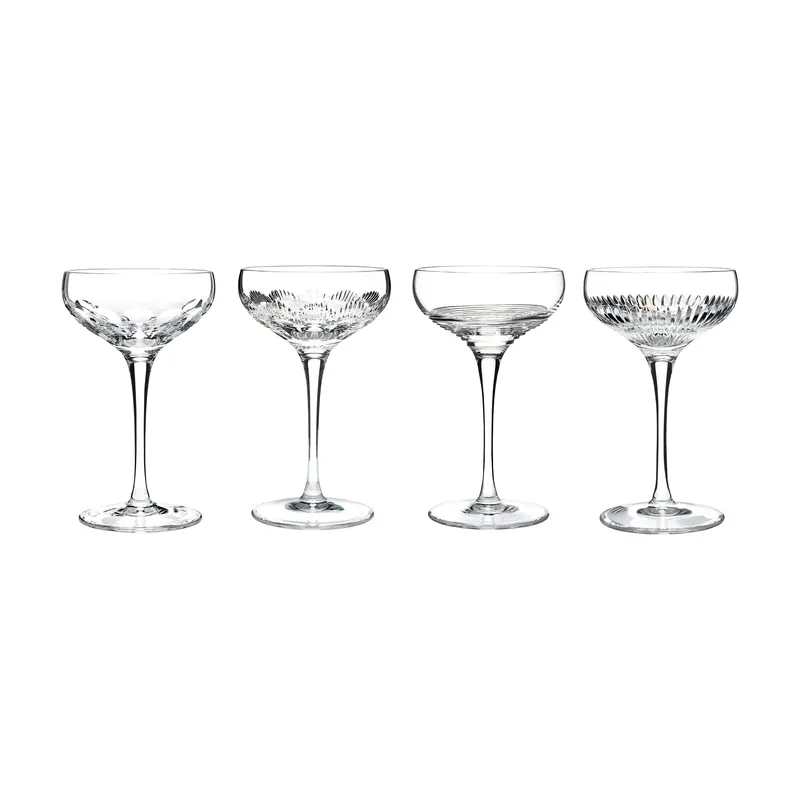 One Day Deal WaterfordMixology Rum Mixed Coupe (Set of 4)