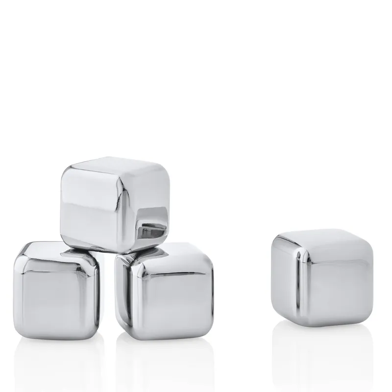 Hot Deal BlomusLounge 4 Piece Stainless Ice Cubes (Set of 2)