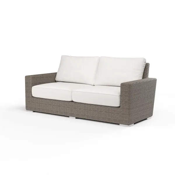 Final Sale CoronadoLoveseatInCanvasFlaxW/SelfWelt