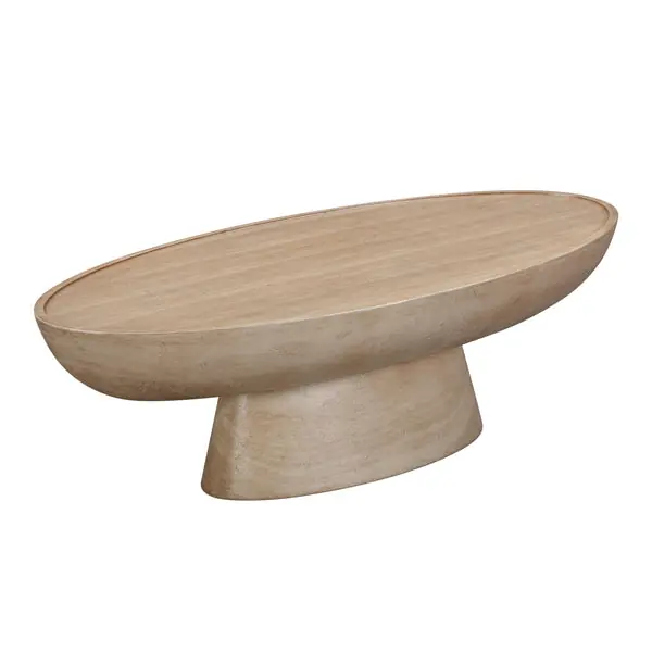 EclipseTexturedFauxTravertineIndoor/OutdoorCoffeeTable Limited Offer