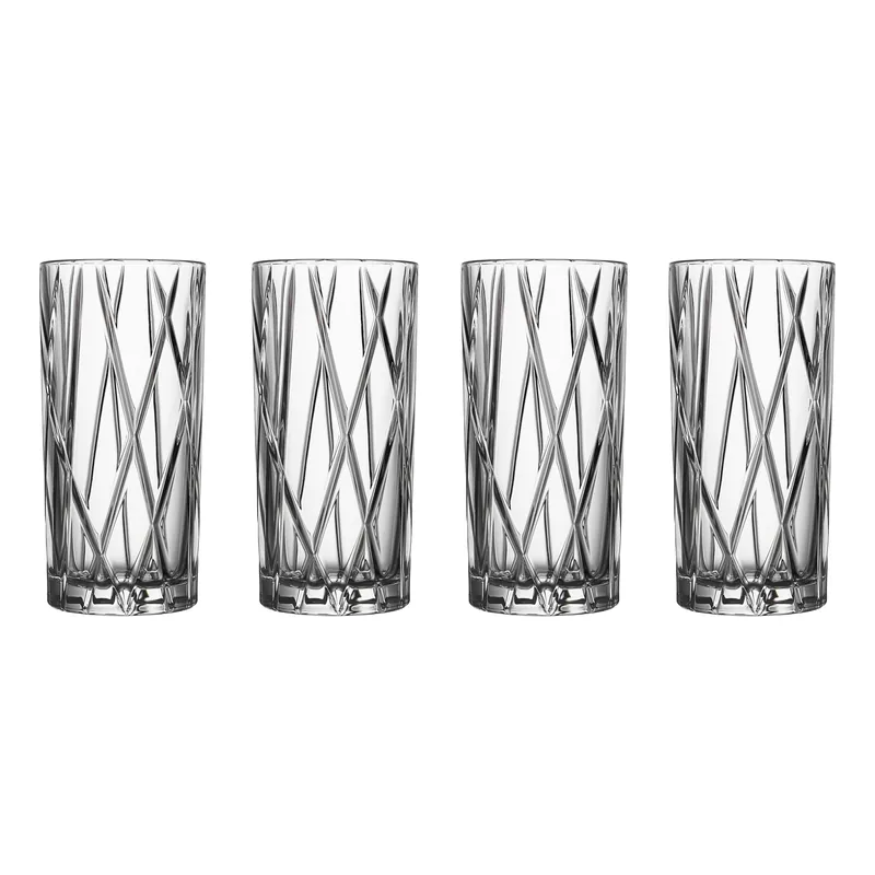 OrreforsCity Highball Glass (Set of 4) Trusted Brand