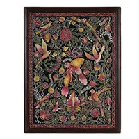 Midnight Birds IIBird and Nature-Themed Painted Marble Dust Relief Wall Art Discount