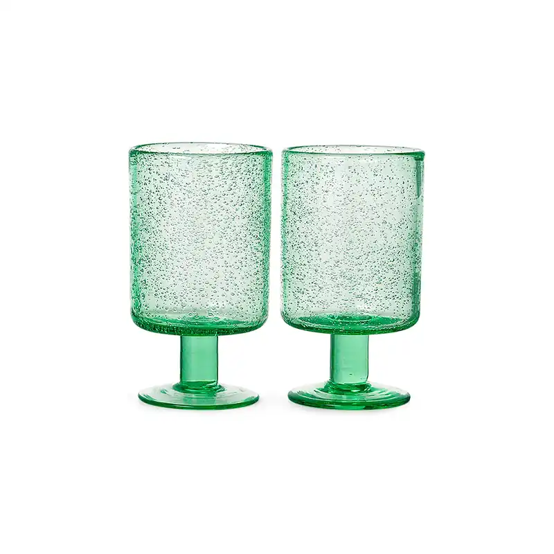 Ferm LivingOli Wine Glass (Set of 2) Fresh Stock