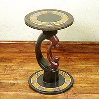 Hot Picks Parent and ChildParent and Child African Handcrafted Wood Accent Table