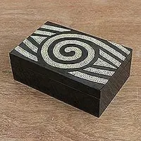 Cheap Mosaic EyeEye Motif Wood Mosaic Decorative Box from Thailand