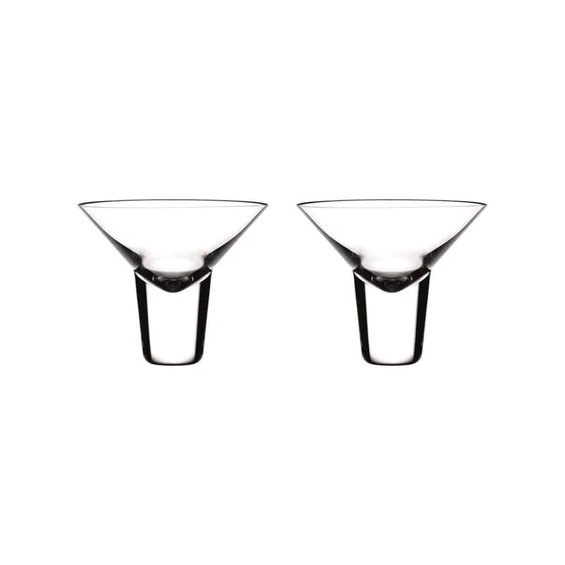 Nude GlassGravity Martini Cocktail Glass (Set of 2) Instant Buy