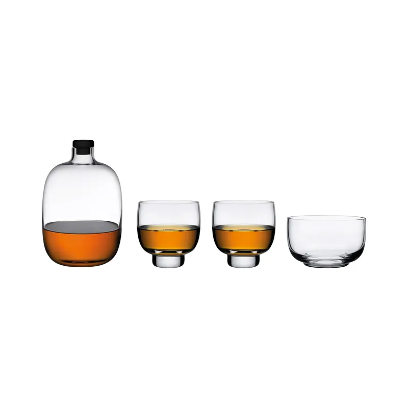 Nude GlassMalt Whiskey Bottle and Glasses Gift Set Hot Deal