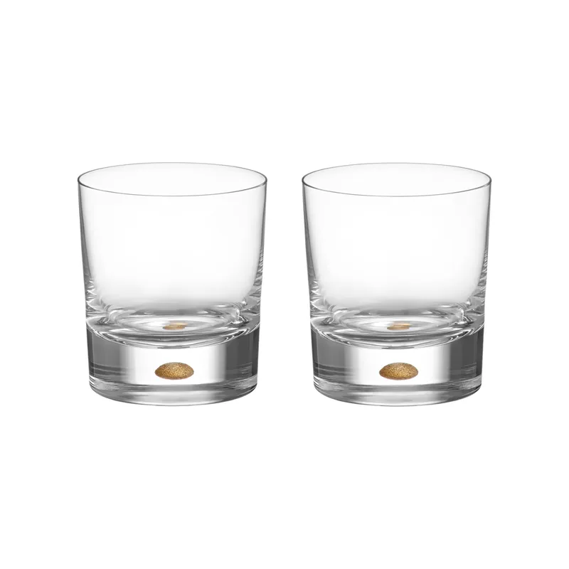 OrreforsIntermezzo Gold Old Fashioned Glass (Set of 2) Editor’s Pick