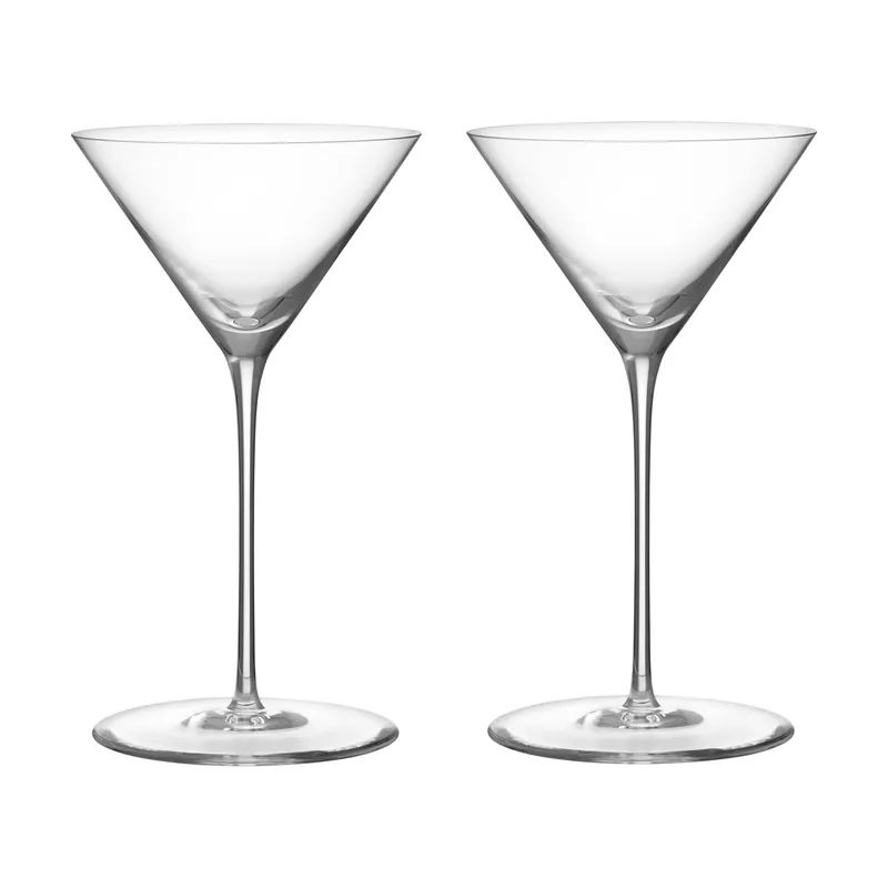 Clearance OrreforsGeometry Martini Glass (Set of 2)