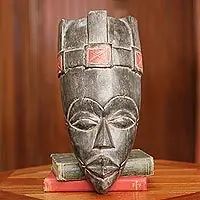 Akan KingAuthentic African Mask Ghana Viral