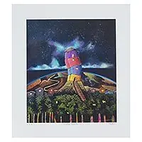 Wholesale Star ForestSurrealist Giclée on Canvas