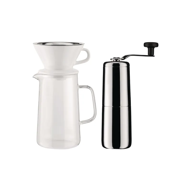 Top Pick AlessiSlow Drip Coffee Maker & Grinder Set