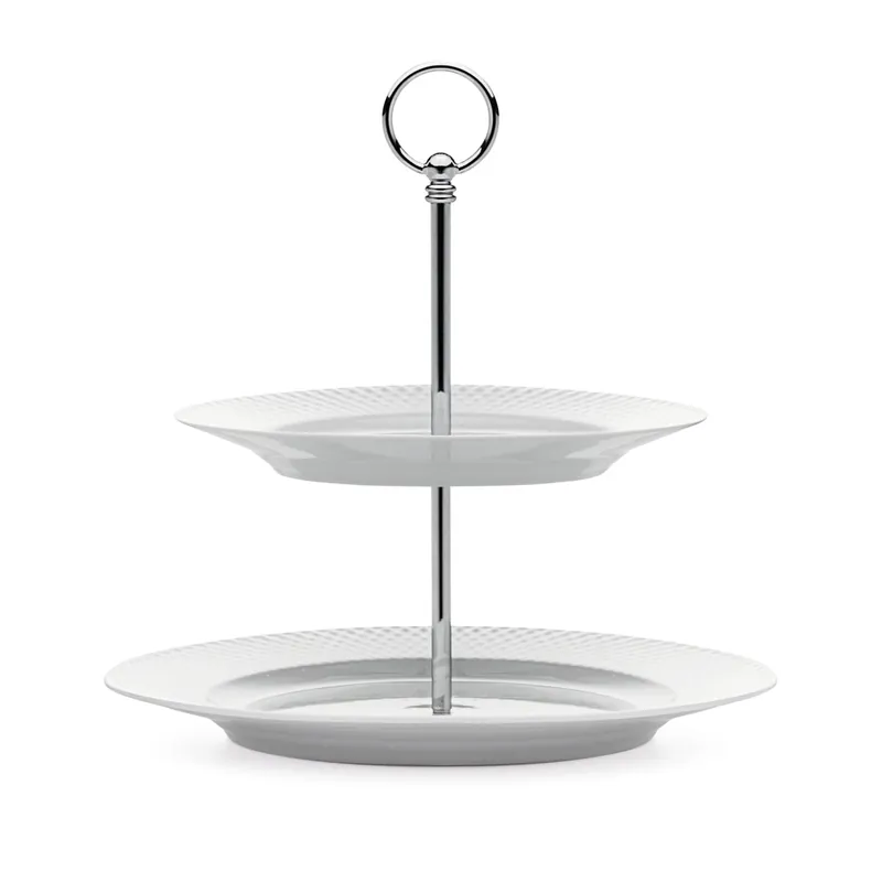 Lyngby PorcelaenRhombe Etagere Serving Tray Top Pick