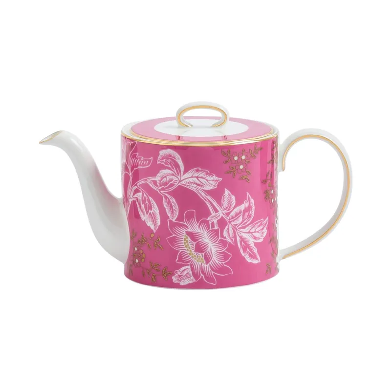 WedgwoodWonderlust Pink Tonquin Teapot Secure Checkout