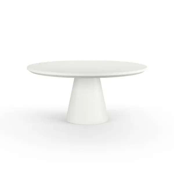Bargain PedestalDiningTable,BoneFinish