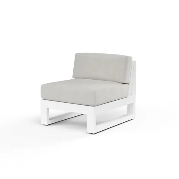 NewportArmlessClubChairInCastSilver,NoWelt Buy Online