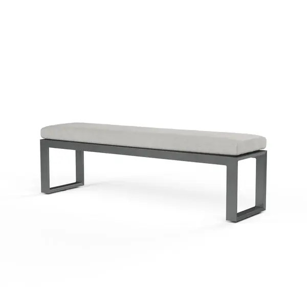 RedondoDiningBenchInCastSilver,NoWelt Sale