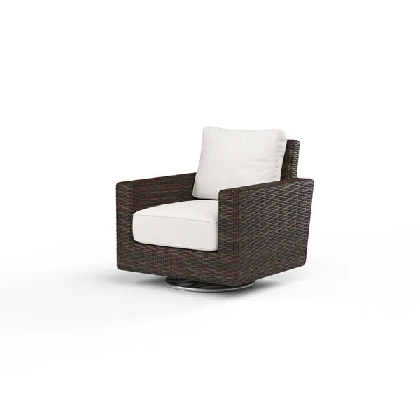 Hot Picks MontecitoSwivelRockerClubChairInCanvasFlaxW/SelfWelt