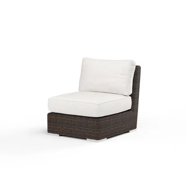 MontecitoArmlessClubChairInCanvasFlaxW/SelfWelt Top Rated