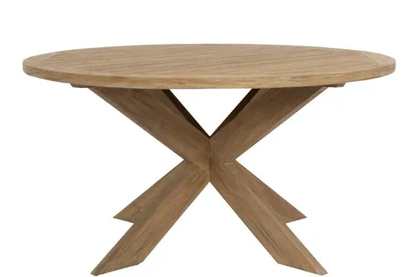 Affordable CoastalTeak56"RoundDiningTable