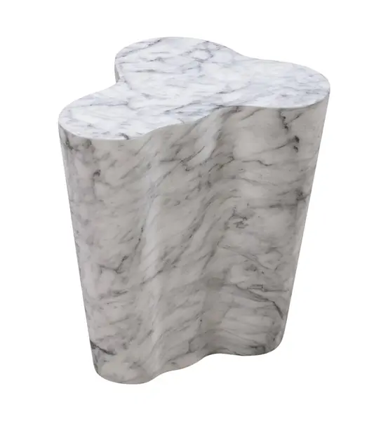 SlabMarbleShortSideTable Crafted