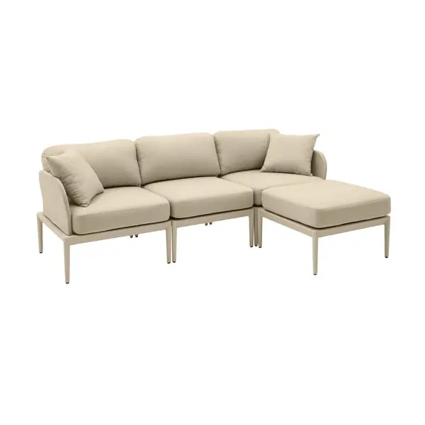 KapriTaupeModularOutdoorSectional Cheap