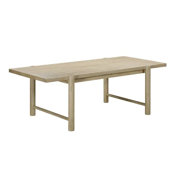 Limited Offer GataLightTeakOutdoorRectangularDiningTable