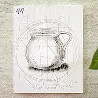 White Lottery: The PitcherPencil and Acrylic Loteria Themed Artwork Fan Favorite