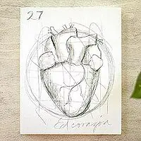 White Lottery: The HeartLoteria Themed Artwork on Wood Board Authentic