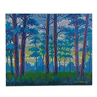 What You Give You Will ReceiveNature-Themed Signed Impressionist Acrylic Forest Painting While Supplies Last