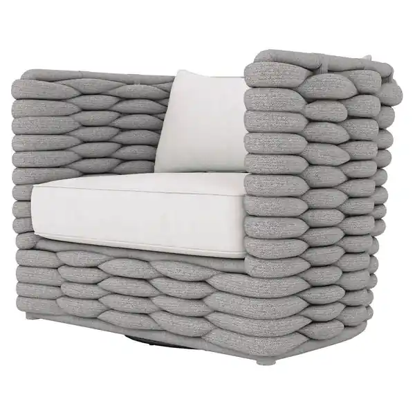 Certified WaileaSwivelChairGreySockWeaveSwivelChair