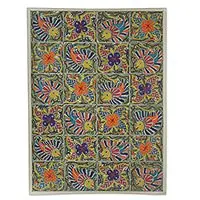 Water WorldSigned Fish-Themed Madhubani Painting from India Low Price