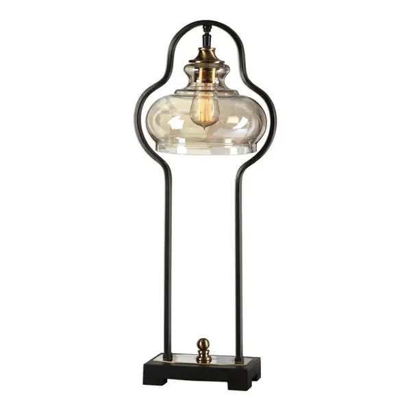 Discount CotullaAgedBlackDeskLamp