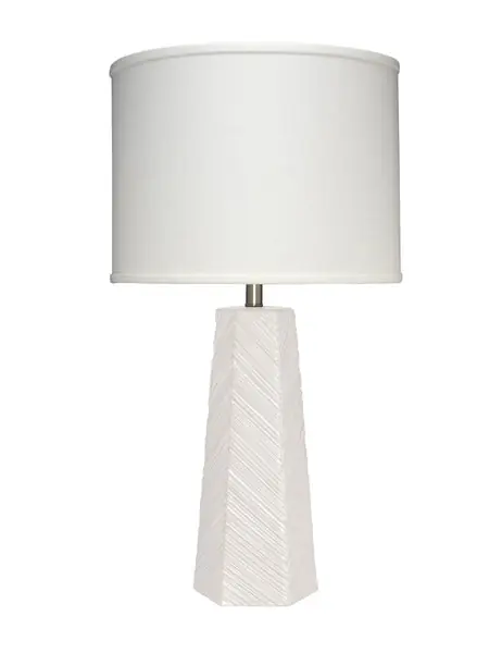 Factory Price HighRiseGlassTableLampWithLinenShade